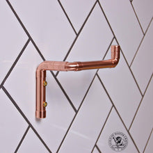 Load image into Gallery viewer, QuirkHub® Degree Copper Toilet Roll Holder Toilet Roll Holder QuirkHub