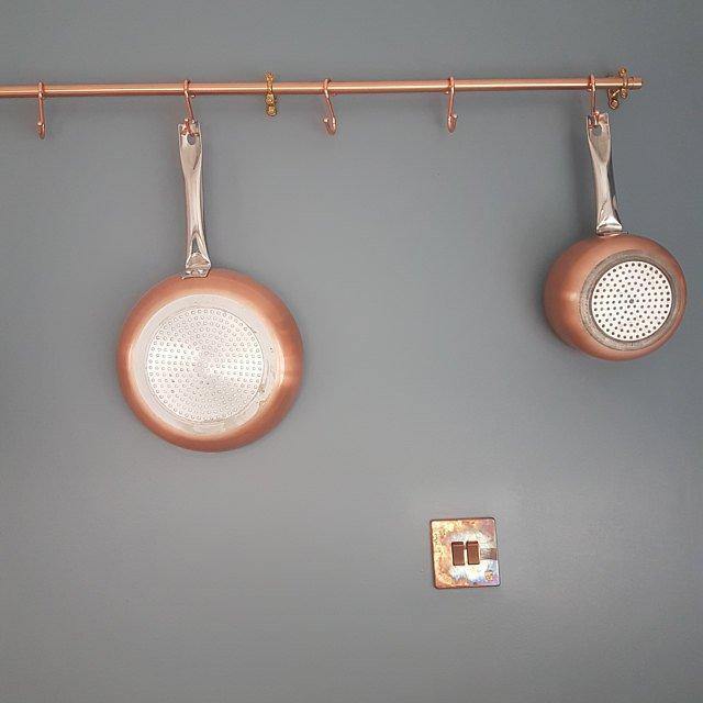 QuirkHub Copper Utensil Rail