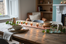 Load image into Gallery viewer, Handcrafted Copper Tea Light Holder Table Centrepiece