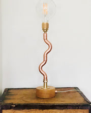 Load image into Gallery viewer, copper table lamp