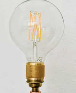 copper table lamp