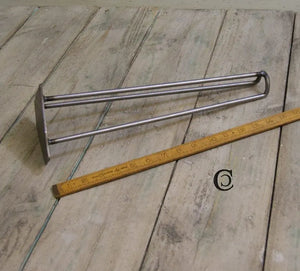 Acacia Wooden Side Table With Hairpin Legs