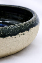 Load image into Gallery viewer, 10 inch Cerulean Coast Mist Handmade Milled Stoneware Large Ceramic Plate