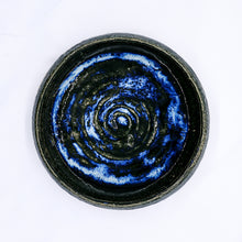 Load image into Gallery viewer, 10 inch Cerulean Coast Mist Handmade Milled Stoneware Large Ceramic Plate