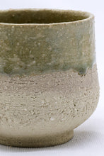 Load image into Gallery viewer, Beige Tazza Handmade Ceramic Milled Stoneware Cappucino Mug