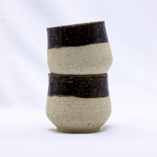 Load image into Gallery viewer, Bruno Tazza Handmade Ceramic Milled Stoneware Cappucino Mug