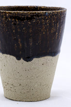 Load image into Gallery viewer, Bluvio Quadra Milled Stoneware Tall Handmade Ceramic Cup
