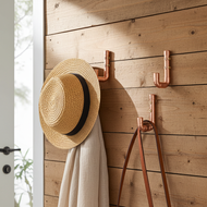 Handmade Copper Wall Hook | Jaymod | Satin Polished | QuirkHub
