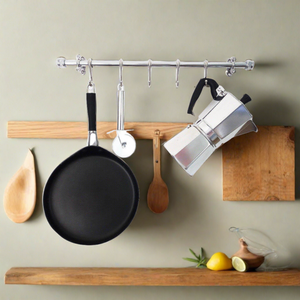 Chrome Pot And Pan Rail | Utensil Rail