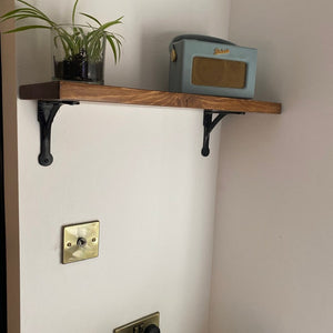 Cast iron shelf brackets, antique iron shelf brackets