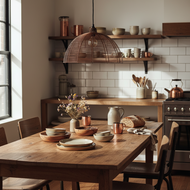 Large Antique Copper Wire Light Shade