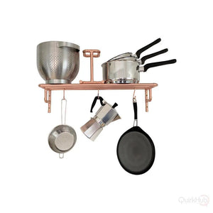 QuirkHub® Copper Pot And Pan Rack QuirkHub