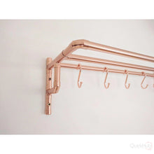 Load image into Gallery viewer, QuirkHub® Copper Pot And Pan Rack QuirkHub