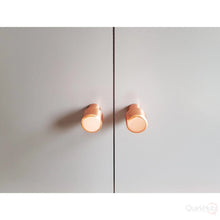Load image into Gallery viewer, Copper Fluted Door Knob Copper Handles QuirkHub
