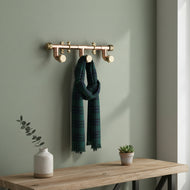 Copper And Brass Coat Rack Storage QuirkHub