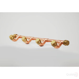 Copper And Brass Coat Rack Storage QuirkHub