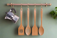 Copper And Brass Utensil Rail QuirkHub