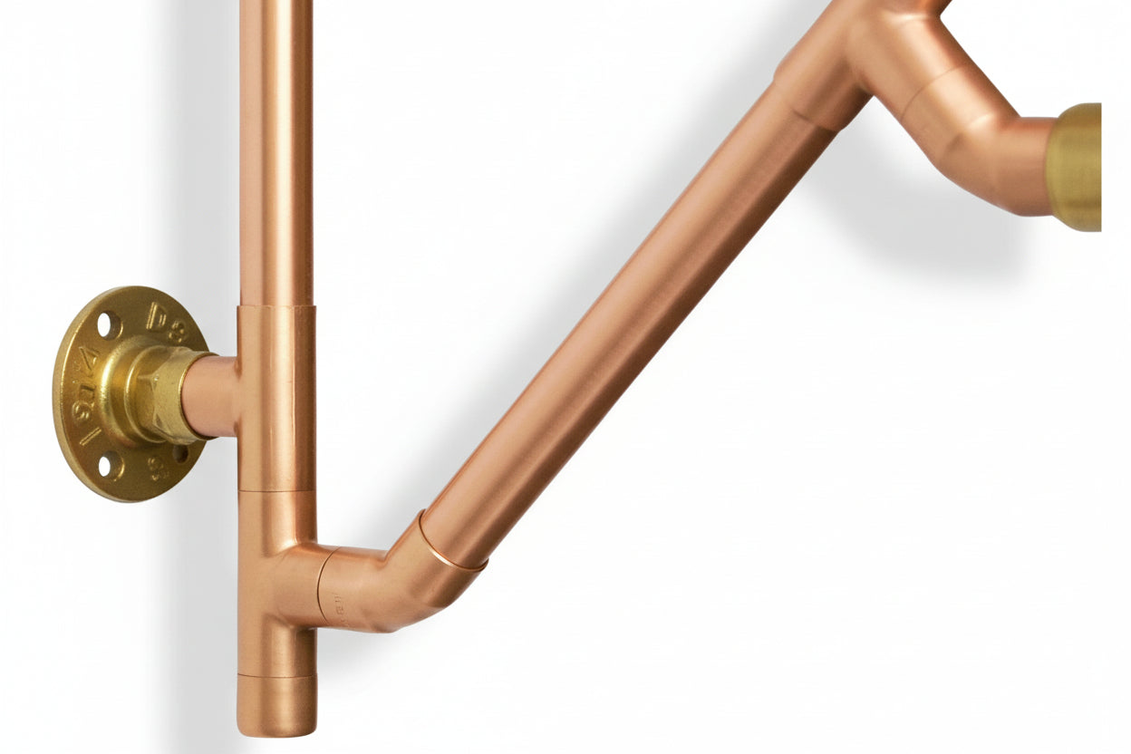 Copper Storage Rack Wall Mounted | Industrial Handmade UK – QuirkHub