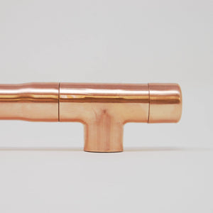 Copper Kitchen Door T Bar Handle | Kitchen Drawer Handle Copper Knobs & Handles QuirkHub®