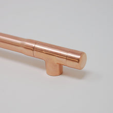 Load image into Gallery viewer, Copper Kitchen Door T Bar Handle | Kitchen Drawer Handle Copper Knobs &amp; Handles QuirkHub®