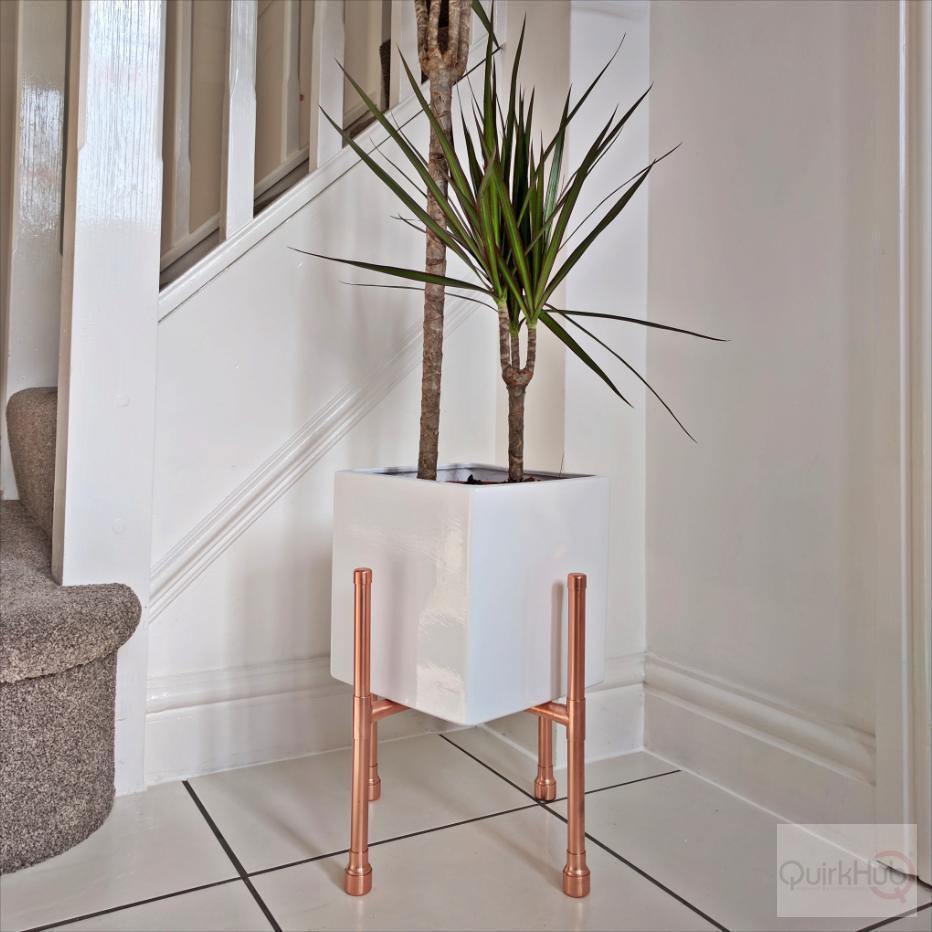 copper plant pot stand Handmade Pure Copper Plant Stand | 5 Sizes