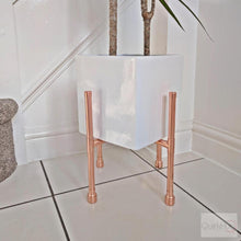 Load image into Gallery viewer, Copper Plant Stand QuirkHub