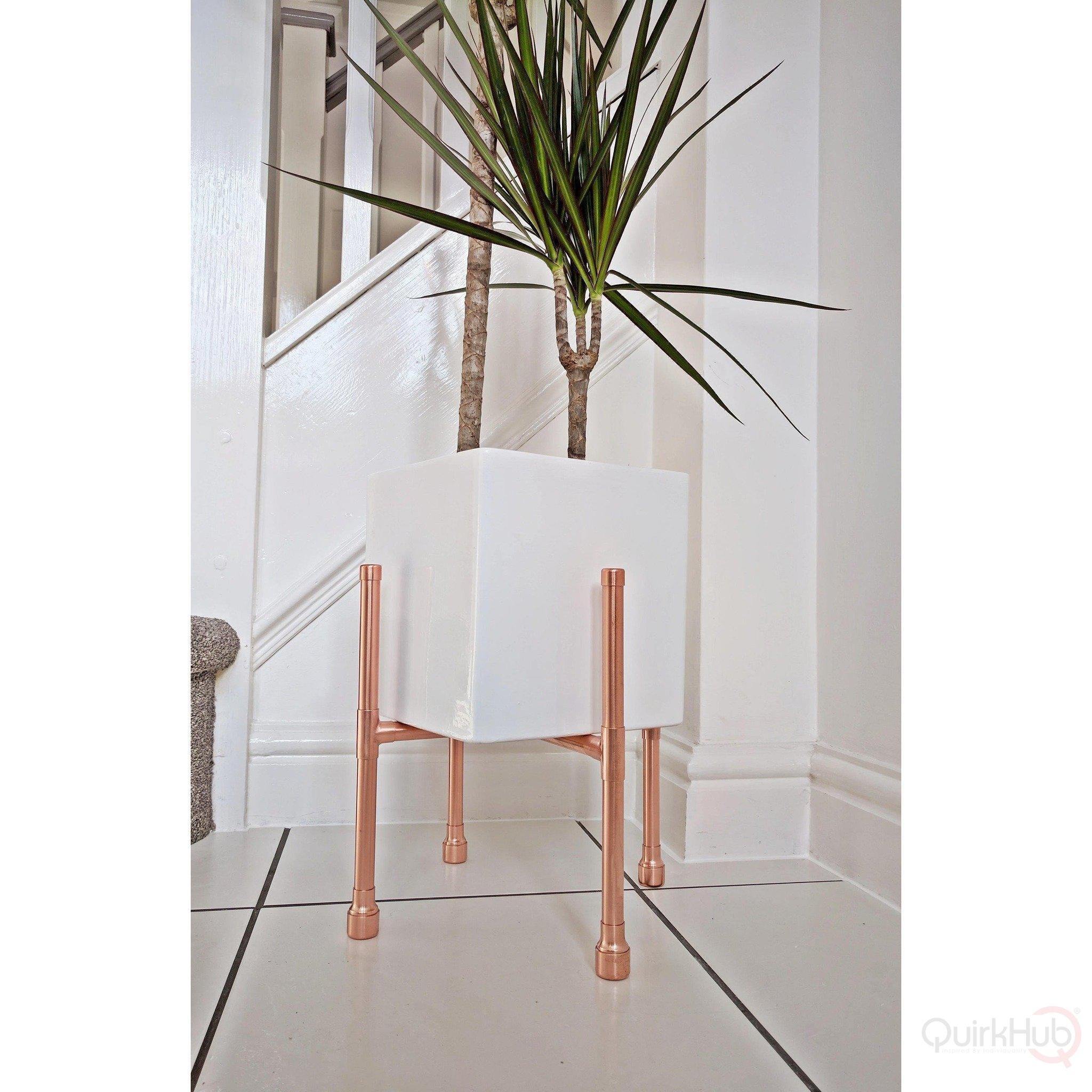 Buy QuirkHub® Modern Copper Plant Stand At QuirkHub