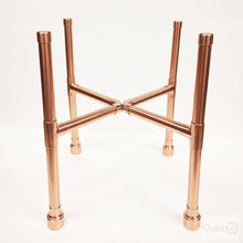Load image into Gallery viewer, Copper Plant Stand QuirkHub