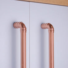 Load image into Gallery viewer, Copper Pull Handle | Industrial Chic Handle Handles QuirkHub