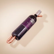 Copper Pipe Wall Mounted Wine Bottle Holder, Wall Mounted Wine Rack  By QuirkHub