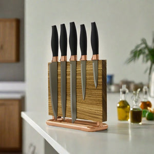 QuirkHub 'Zeb' Magnetic Knife Stand Kitchen Storage QuirkHub