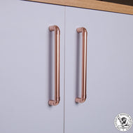 QuirkHub Kitchen door knob, kitchen door hardware, Copper drawer Knob, Copper pull Handles for kitchen cabinets
