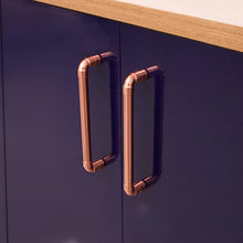 Load image into Gallery viewer, QuirkHub Kitchen door knob, kitchen door hardware, Copper drawer Knob, Copper pull Handles for kitchen cabinets