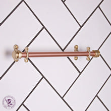Load image into Gallery viewer, QuirkHub® Indynut Copper Towel Rail Towel Rail QuirkHub