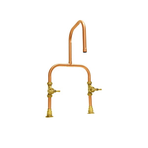 QuirkHub® Seamless Handmade Pure Copper Kitchen Sink Mixer Kitchen Tap QuirkHub