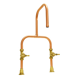 QuirkHub® Seamless Handmade Pure Copper Kitchen Sink Mixer Kitchen Tap QuirkHub