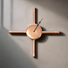 Load image into Gallery viewer, QuirkHub® Stryk Copper Wall Clock Wall Clock QuirkHub®
