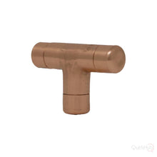 Load image into Gallery viewer, QuirkHub® Tee Copper Knob Copper Handles QuirkHub