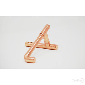 QuirkHub® Tee Copper Toilet Roll Holder Toilet Roll Holder QuirkHub