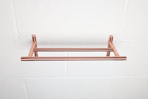 QuirkHub® Tee Copper Towel Rail QuirkHub