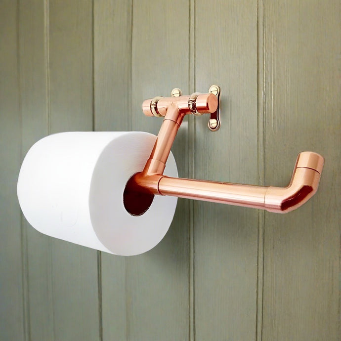 QuirkHub® Twin Copper Toilet Roll Holder Toilet Roll Holder QuirkHub