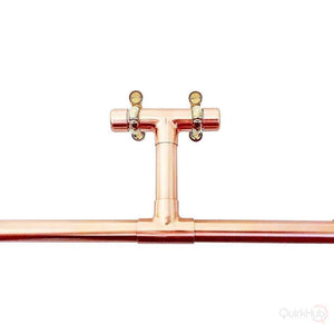 QuirkHub® Twin Copper Toilet Roll Holder Toilet Roll Holder QuirkHub