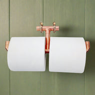 QuirkHub® Twin Copper Toilet Roll Holder Toilet Roll Holder QuirkHub