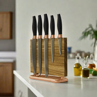 QuirkHub® 'Zeb' Magnetic Knife Stand Kitchen Storage QuirkHub®