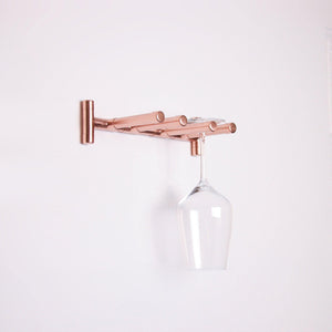 Wall Mounted Wine Glass Rack QuirkHub®